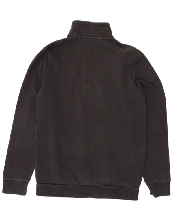 Adidas Jungen-Sweatshirt mit Reißverschluss, 13–14 Jahre, schwarze Baumwolle