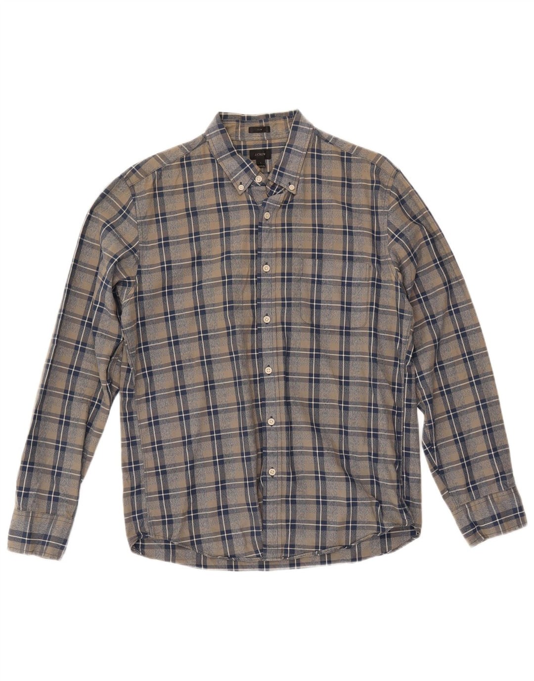 J. Crew Slim-Fit-Hemd für Herren, groß, mehrfarbig, kariert, Baumwolle