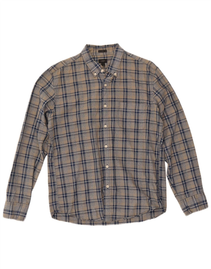 J. Crew Slim-Fit-Hemd für Herren, groß, mehrfarbig, kariert, Baumwolle