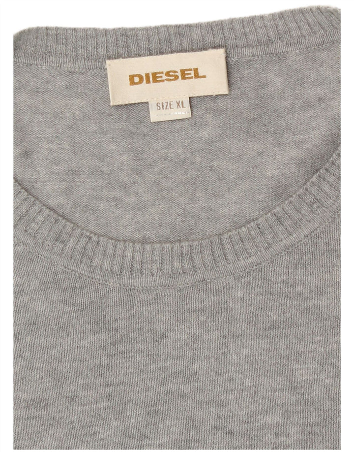 Diesel Herren Graphic Crew Neck Pullover Pullover XL Grau