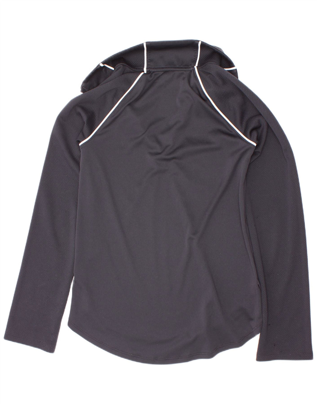 Under Armour Mädchen-Top mit Grafik, langärmlig, 9–10 Jahre, mittelschwarz