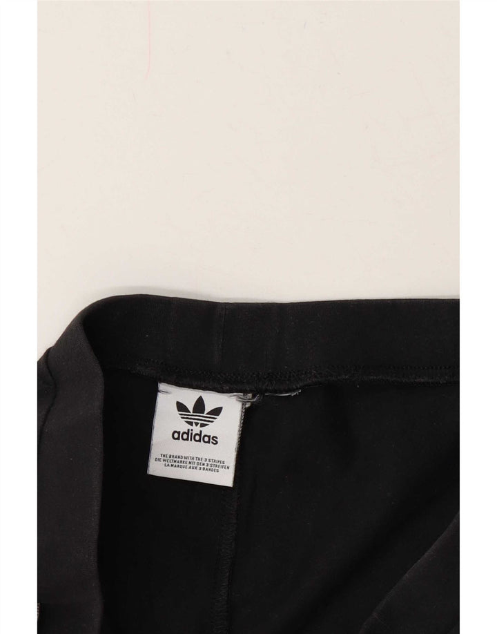 Adidas Damen Leggings UK 10 Small Schwarz