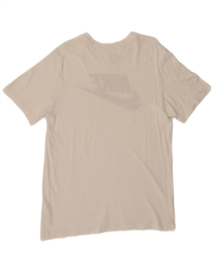 Nike Herren-T-Shirt mit Grafik, mittelweiße Baumwolle