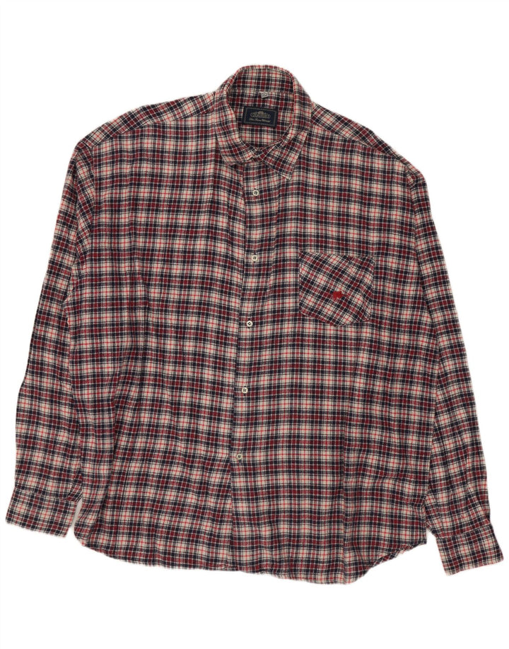 Charro Herren-Flanellhemd XL, mehrfarbig, kariert, Baumwolle