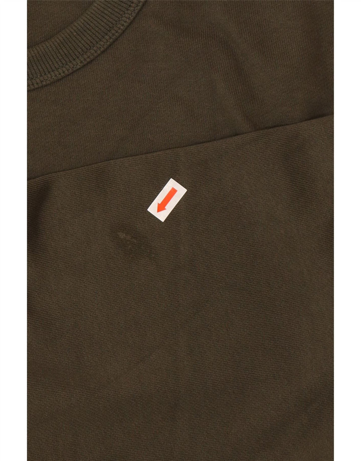 French Connection Herren-Sweatshirt, Pullover, XL, Khaki, Baumwolle