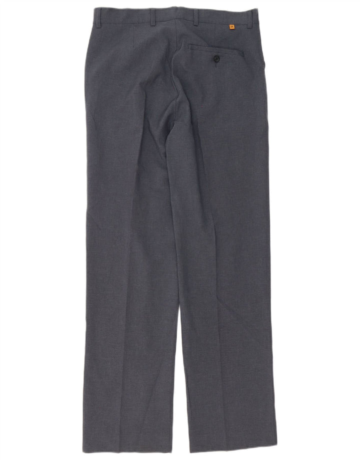FARAH Herren-Freizeithose, gerade, W32, L31, grau, Polyester