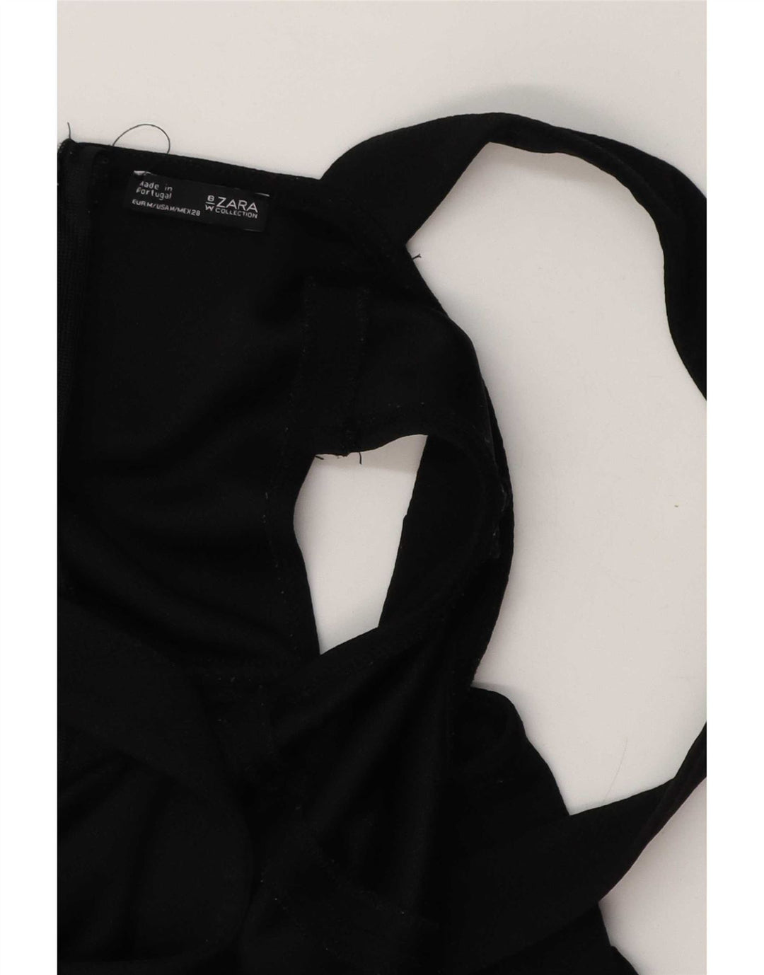 Ärmelloser Damen-Jumpsuit von Zara, Gr. 12, mittelschwarz