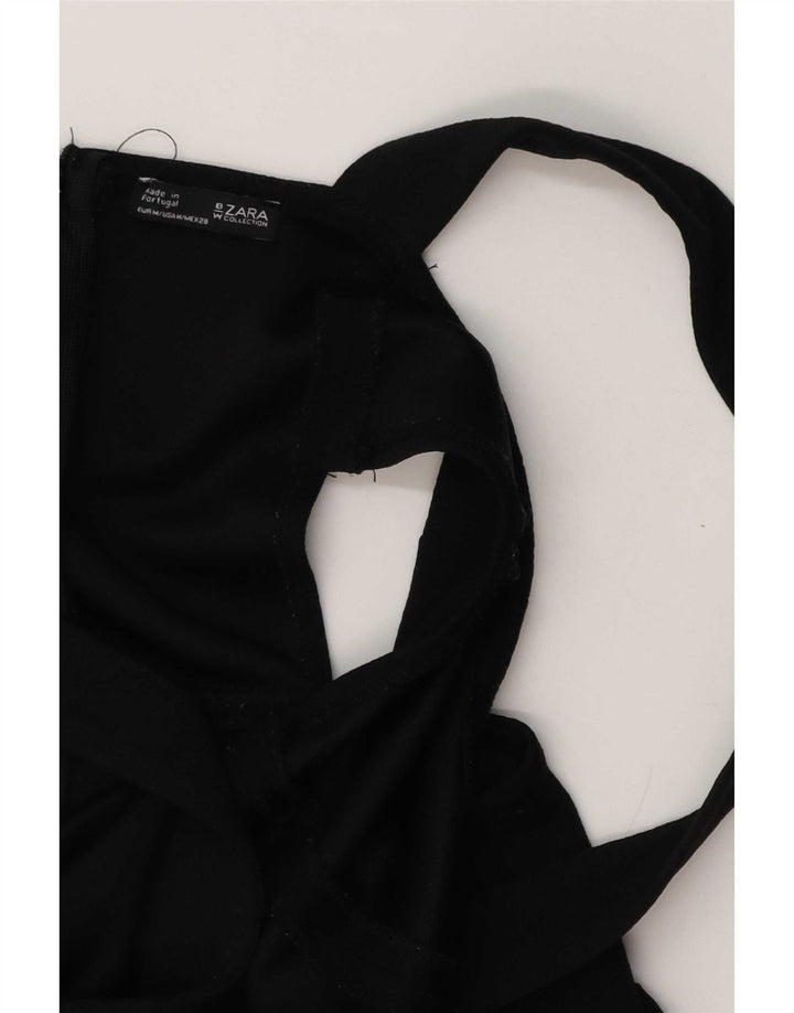 Ärmelloser Damen-Jumpsuit von Zara, Gr. 12, mittelschwarz