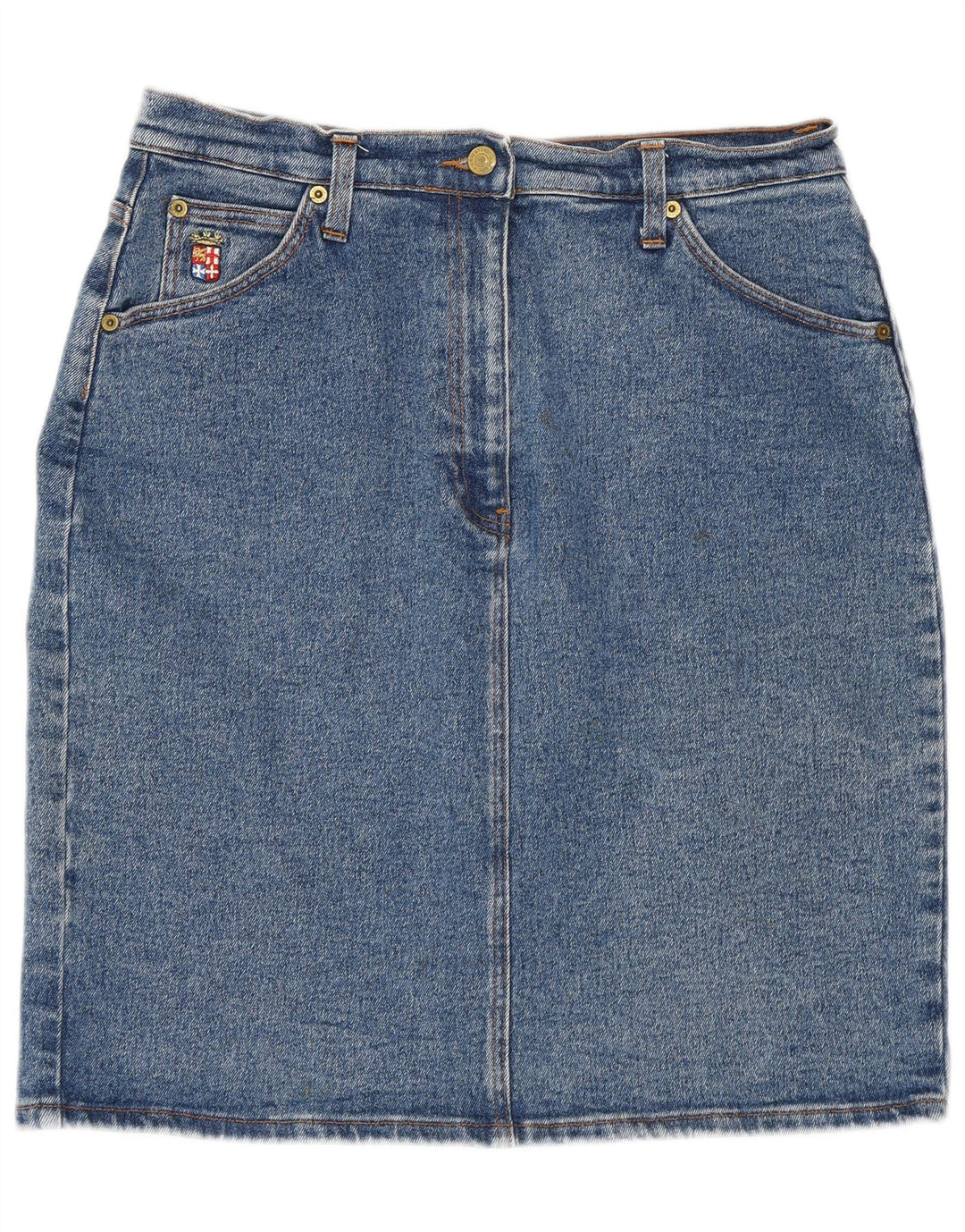 Armata Di Mare Damen Jeansrock W32 Large Blau
