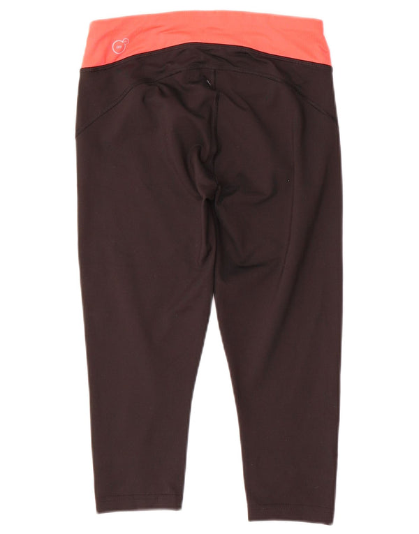 Puma Damen Capri-Leggings, Größe S, Größe S, Schwarz, Colourblock-Polyester