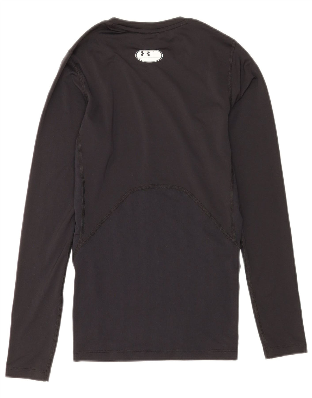 Under Armour Damen Heat Gear Top Langarm UK 10 Small Schwarz Polyester