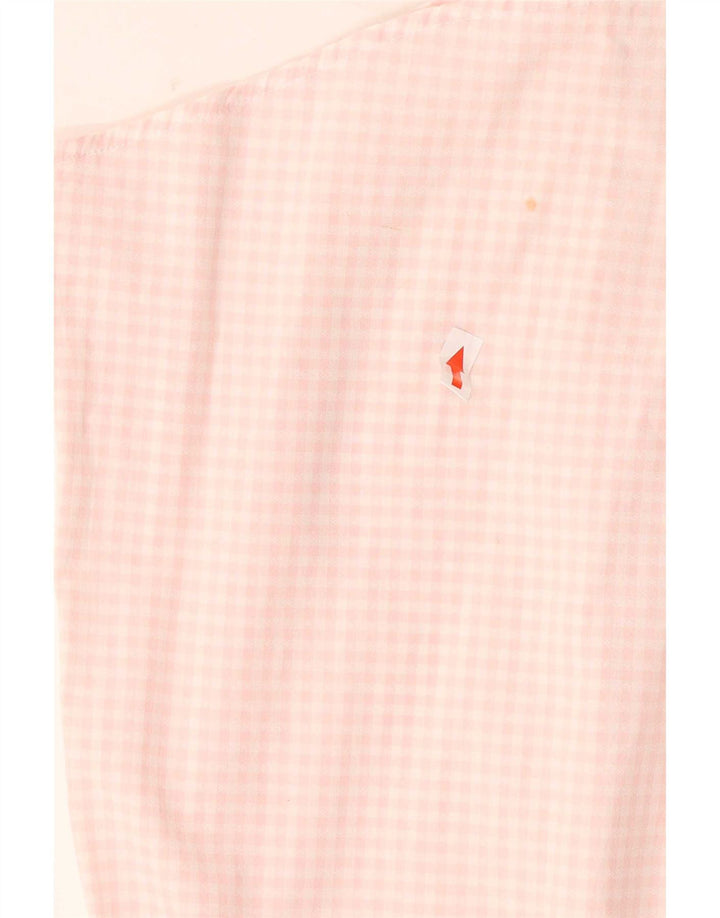 Tommy Hilfiger Damen Kurzarmhemd US 4 Small Pink Gingham