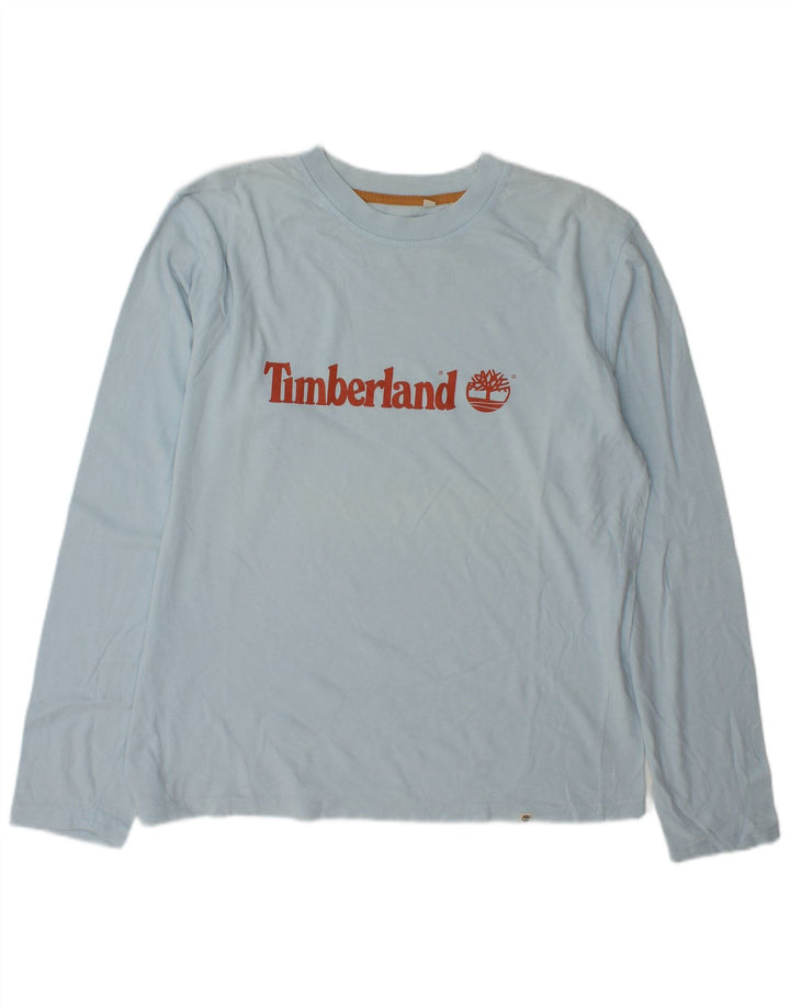 Timberland Herren Graphic Top Langarm Large Blau