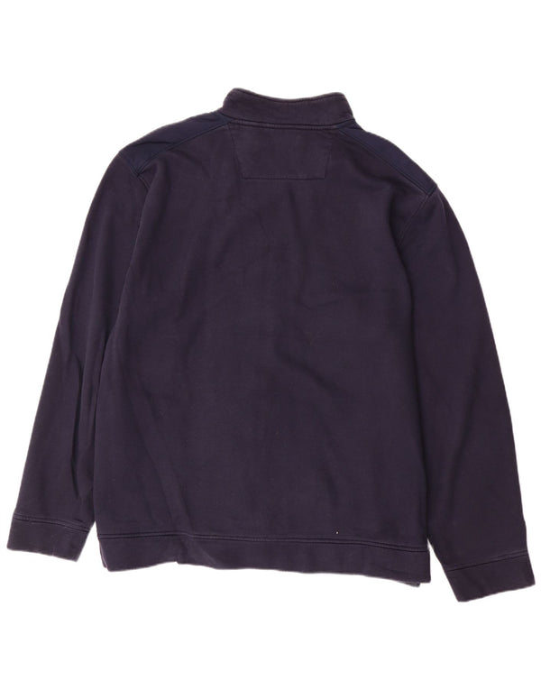 CALVIN KLEIN Herren-Trainingsanzug-Oberteil, Jacke, 2XL, Marineblau, Farbblock-Polyester