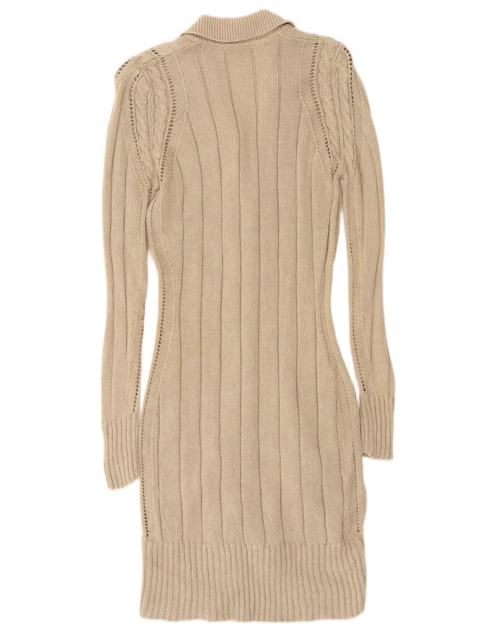 Whistler Damen Longline-Cardigan-Pullover UK 14 Mittelgrau