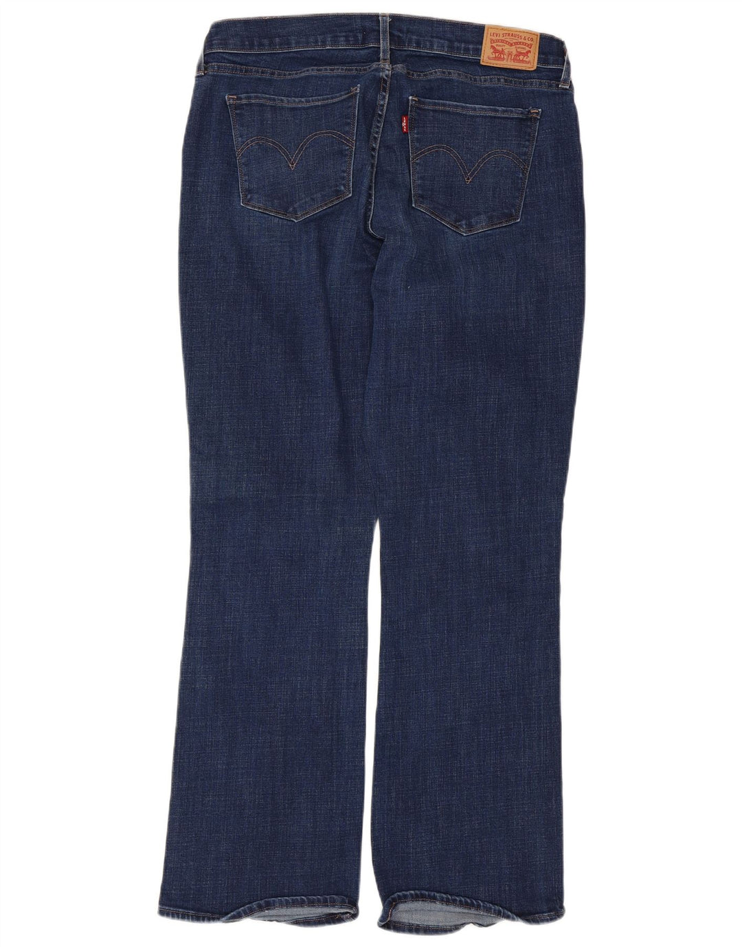 Levi's Damen Curvy Bootcut Jeans W33 L30 Blaue Baumwolle