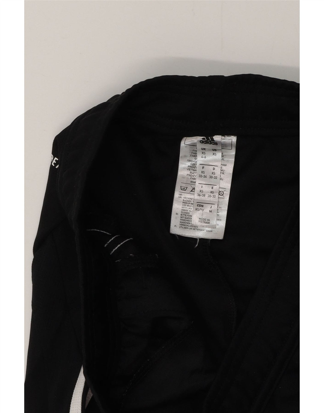 ADIDAS Damen Aeroready Trainingshose UK 4/6 XS Schwarz Polyester