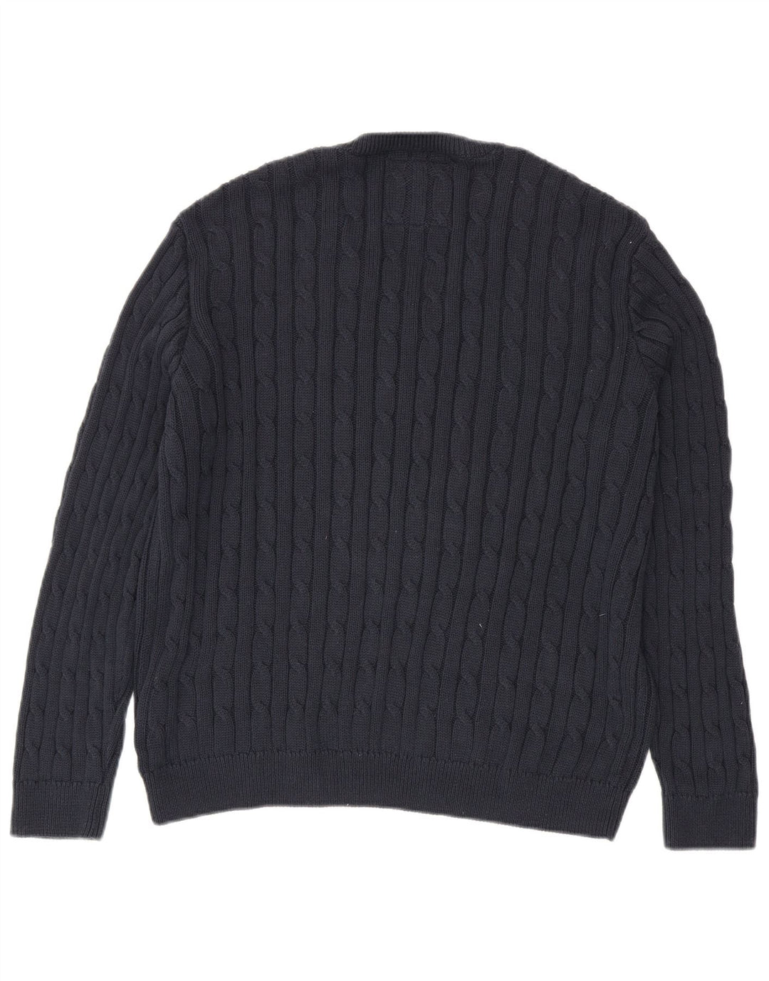 Superdry Damen-Pullover mit V-Ausschnitt, übergroß, Gr. 10, Marineblau