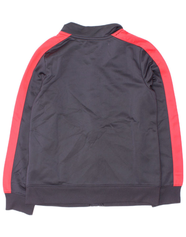 Under Armour Jungen-Trainingsanzug-Top-Jacke, 6–7 Jahre, Marineblau, Farbblock