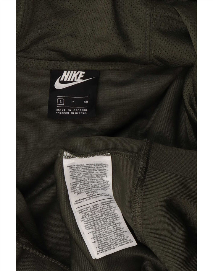 Nike Herren-Kapuzenpullover mit Reißverschluss, klein, grün, Polyester