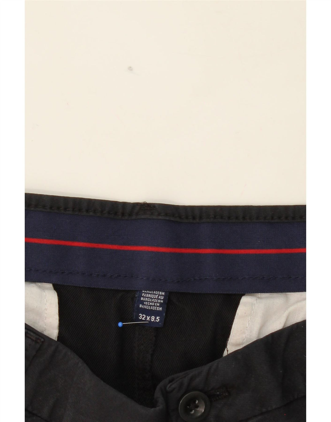 IZOD Mens Chino Shorts W32 Medium  Navy Blue Cotton Vintage Izod and Second-Hand Izod from Messina Hembry 