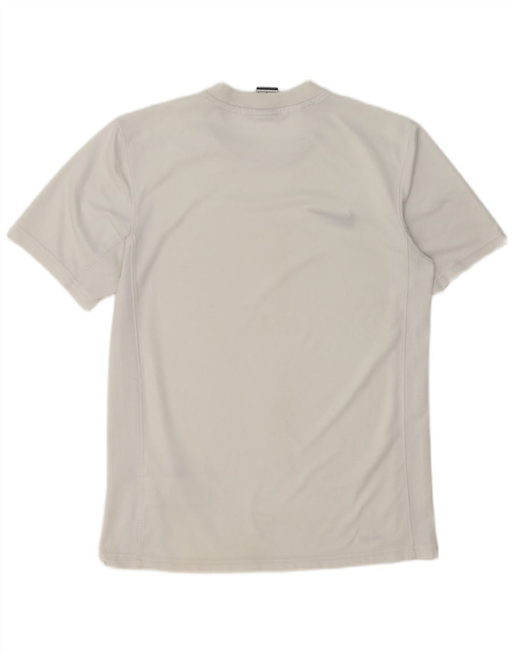 Nike Herren Dri Fit T-Shirt Top Mittelweißes Polyester