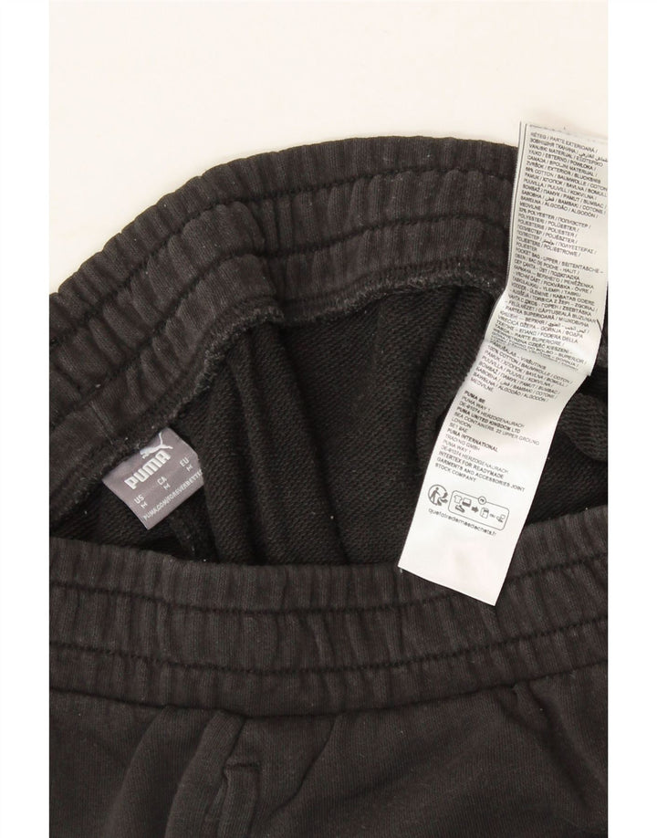 PUMA Mens Tracksuit Trousers Joggers Medium  Black Cotton Vintage Puma and Second-Hand Puma from Messina Hembry 
