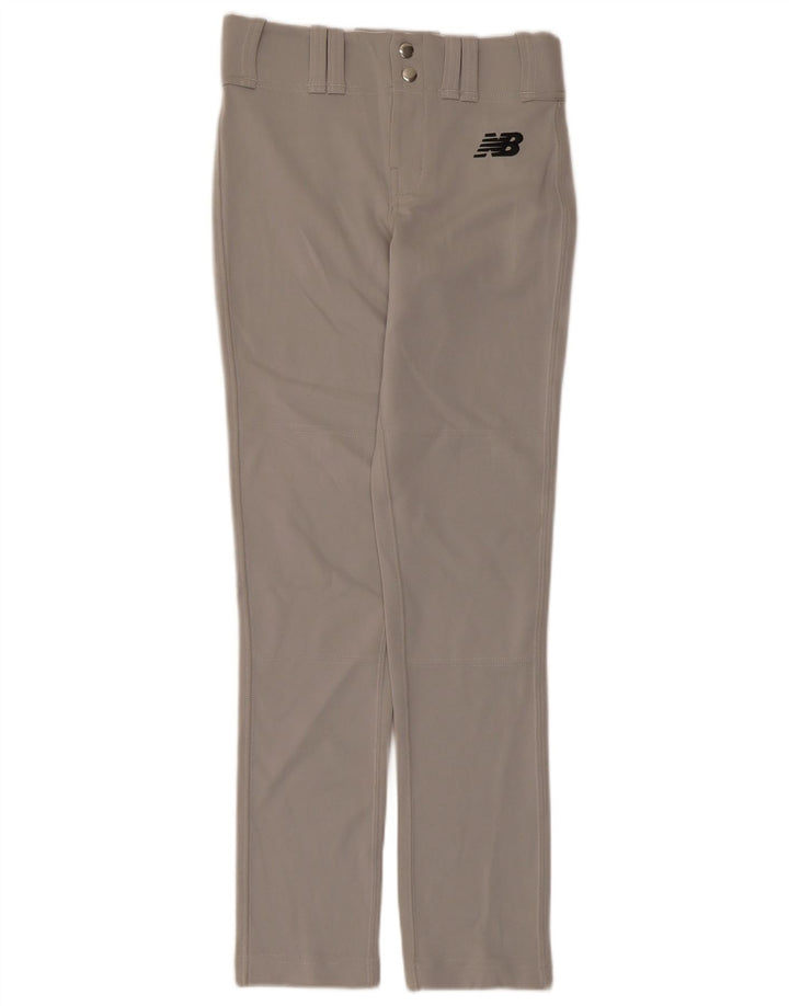 New Balance Slim Freizeithose für Jungen, 15–16 Jahre, M, W28, Grau, Polyester