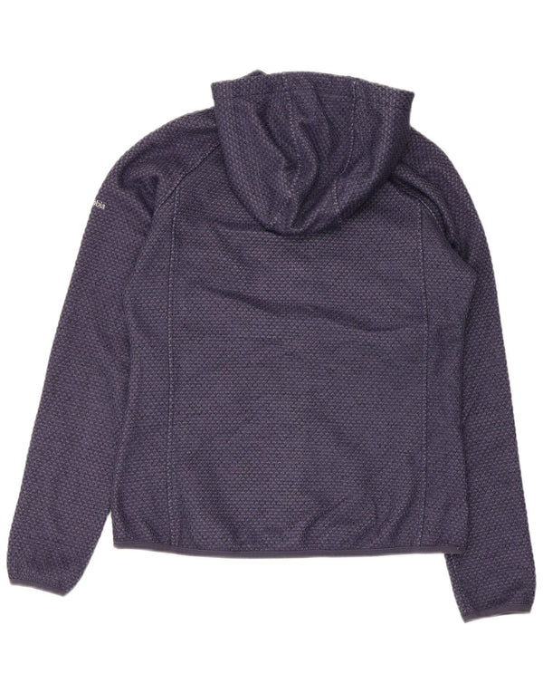 Columbia Damen-Kapuzenpullover mit Reißverschluss, UK 14, mittleres Marineblau, Polyester, Sport