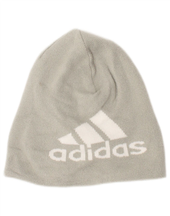 Adidas Herren Graphic Beanie Mütze, Einheitsgröße, graues Acryl