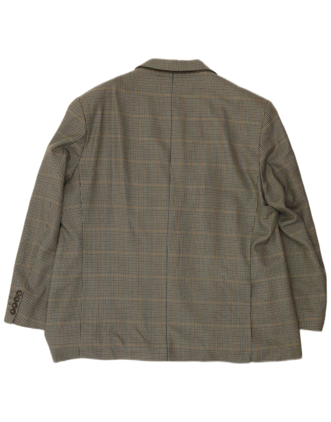Marks & Spencer Herren-Blazer mit 2 Knöpfen, Gr. 46, Grün, Hahnentrittmuster