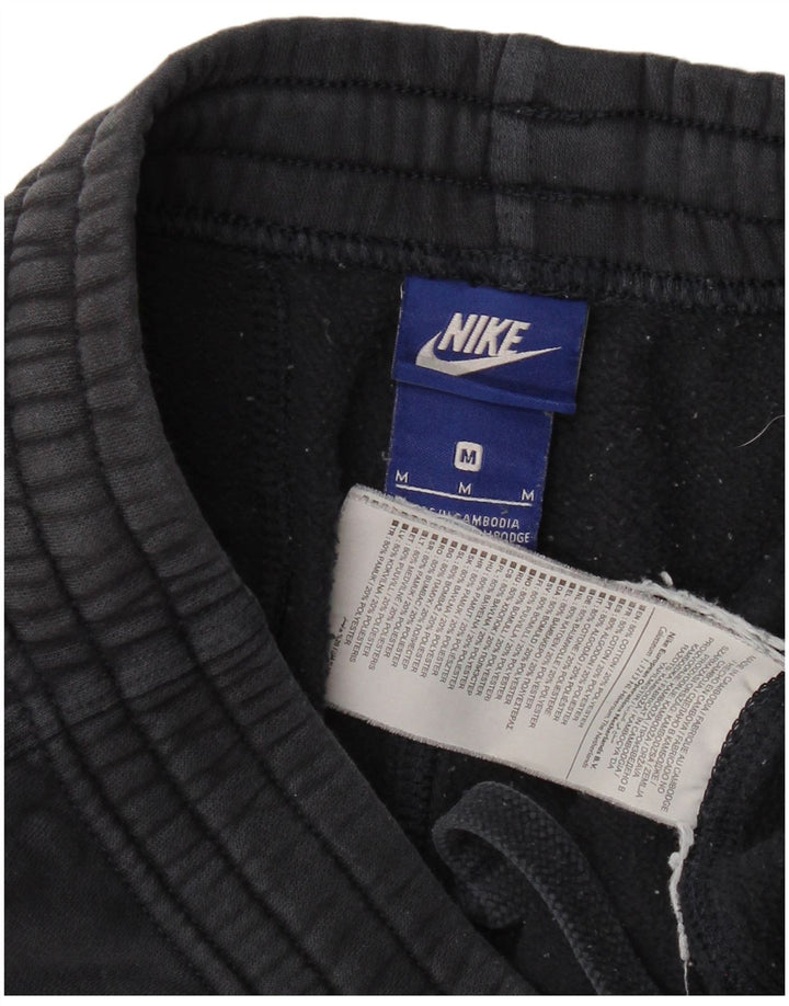 NIKE Mens Tracksuit Trousers Joggers Medium  Navy Blue Cotton