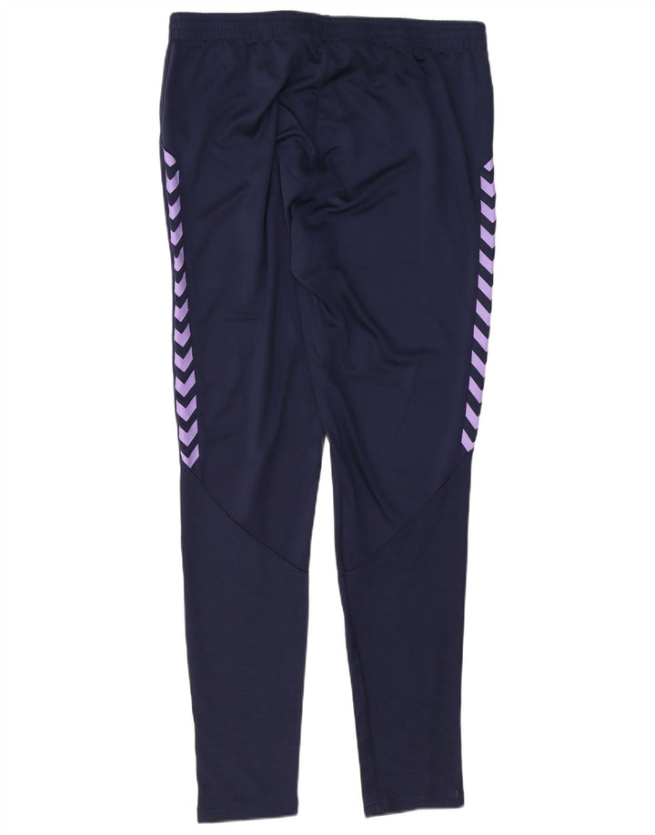 Hummel Herren-Trainingshose mit Grafik, XL, Marineblau, Polyester