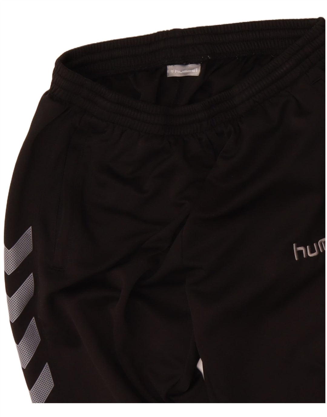 HUMMEL Herren-Trainingshose mit Grafik, mittelschwarzes Polyester