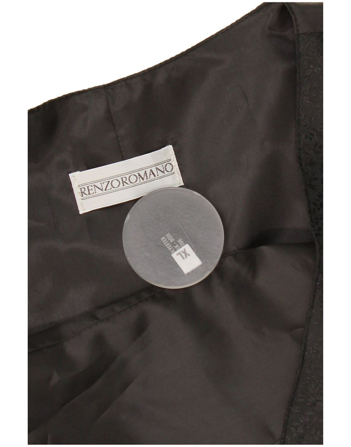 Renzo Herren Weste XL Schwarz Polyester