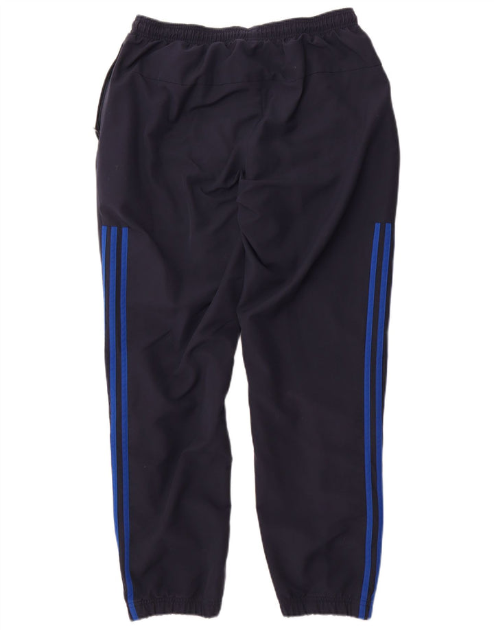 Adidas Herren-Trainingshose, Jogginghose, groß, marineblau, Polyester