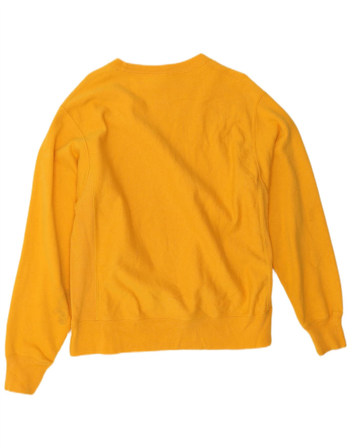 Champion Herren-Sweatshirt-Pullover aus mittelgelber Baumwolle