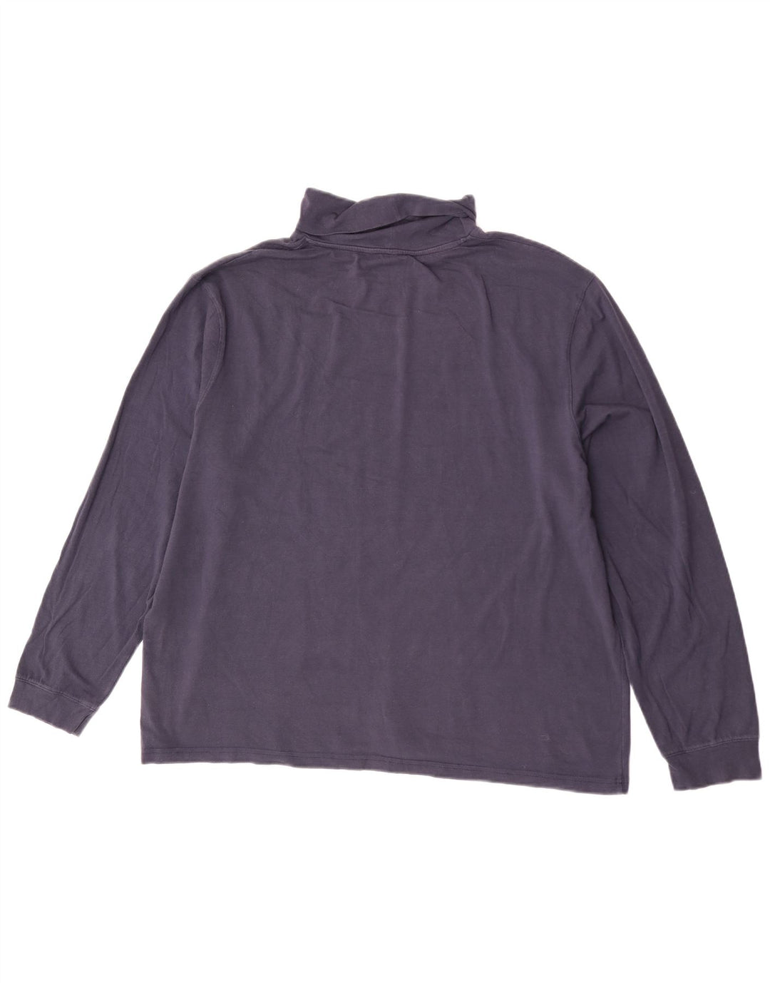 Marks & Spencer Herren-Top, langärmelig, 2XL, Marineblau, Baumwolle