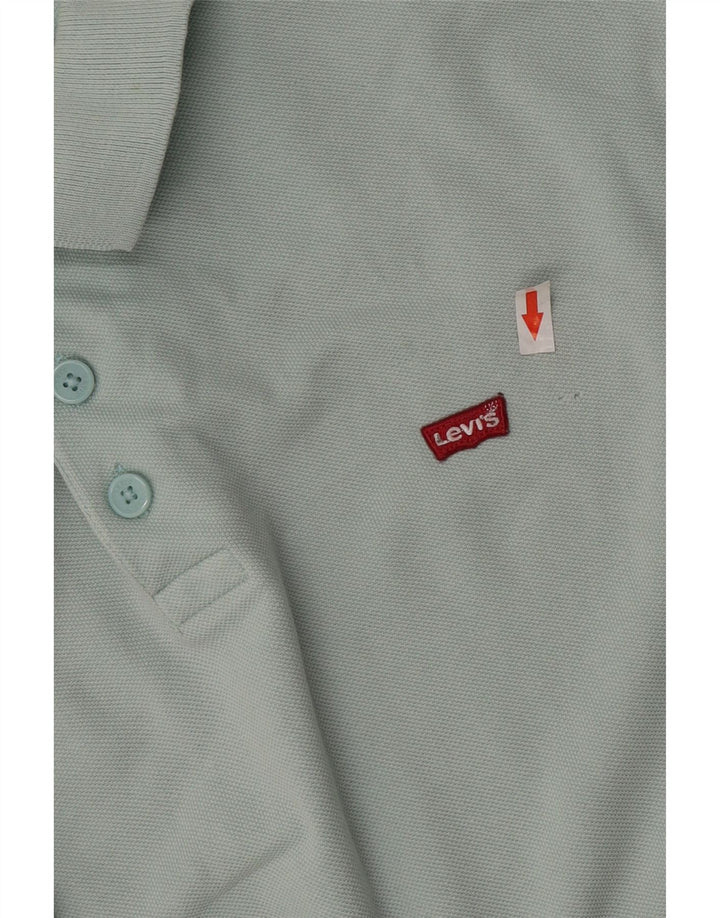 Levi's Herren-Poloshirt mit Standard-Passform, groß, grüne Baumwolle