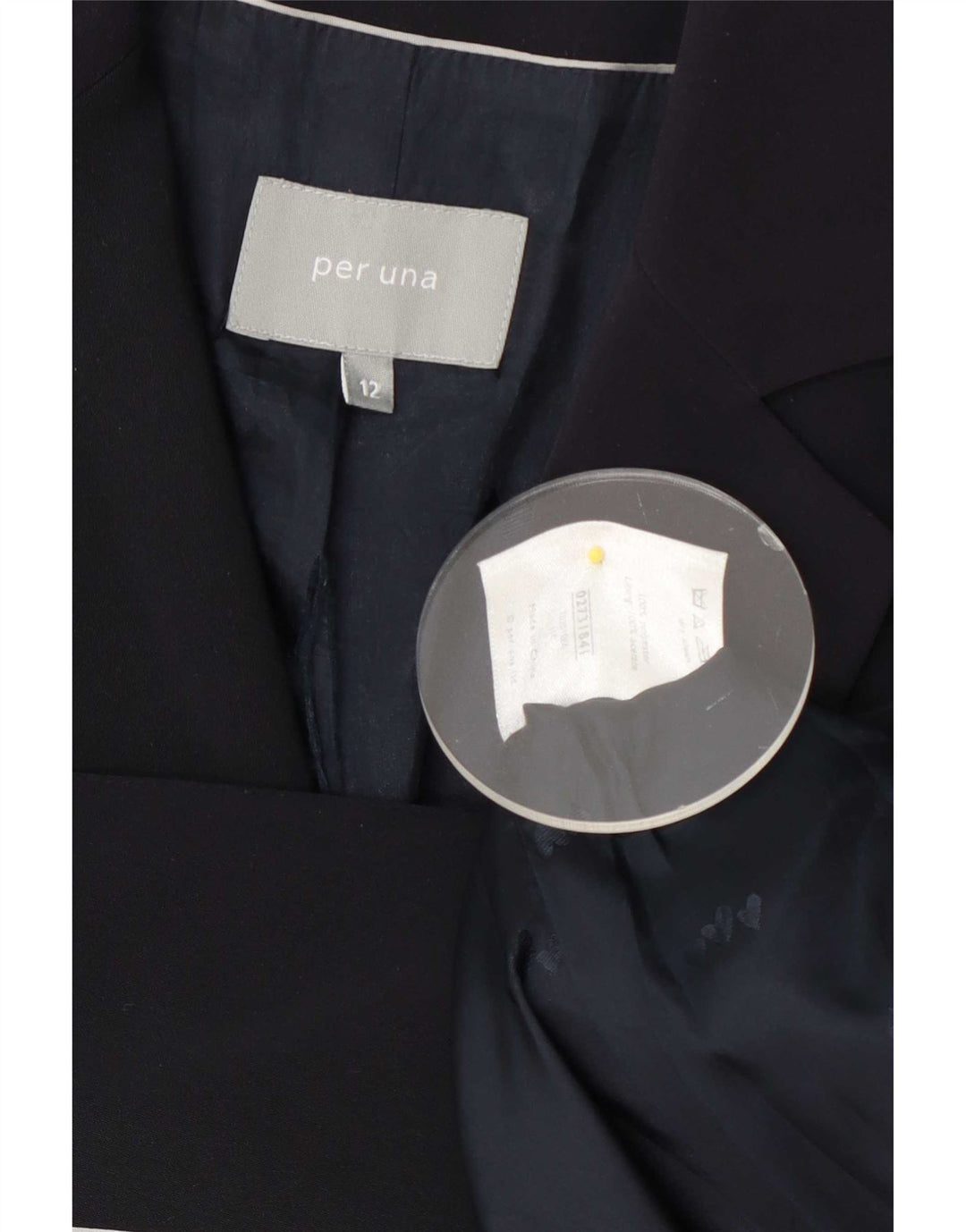 Marks & Spencer Damen Per Una Blazer Jacke UK 12 Medium Navy Blue