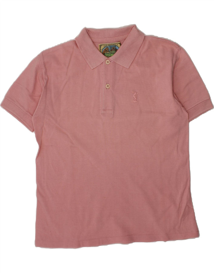 GYMNASIUM Boys Polo Shirt 11-12 Years Pink Vintage Gymnasium and Second-Hand Gymnasium from Messina Hembry 