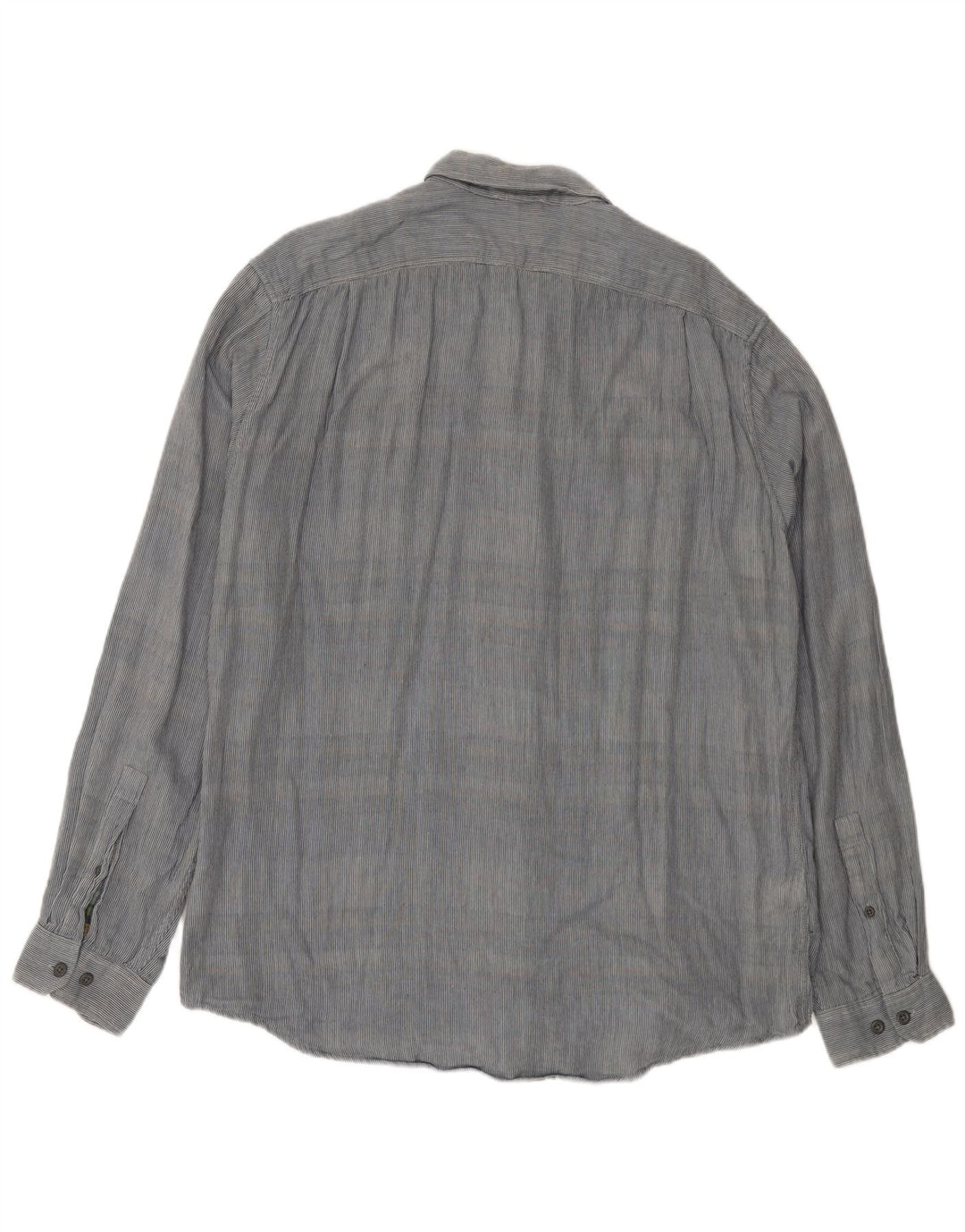 EDDIE BAUER Herren-Hemd mit klassischer Passform, groß, aus blauer Baumwolle