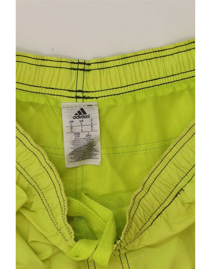Adidas Herren-Badeshorts, groß, grün, Polyester