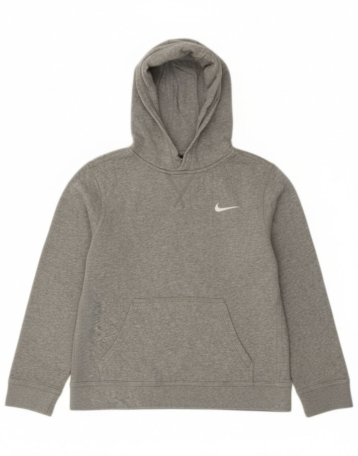 Nike Kapuzenpullover für Jungen, 10–11 Jahre, mittelgrau meliert