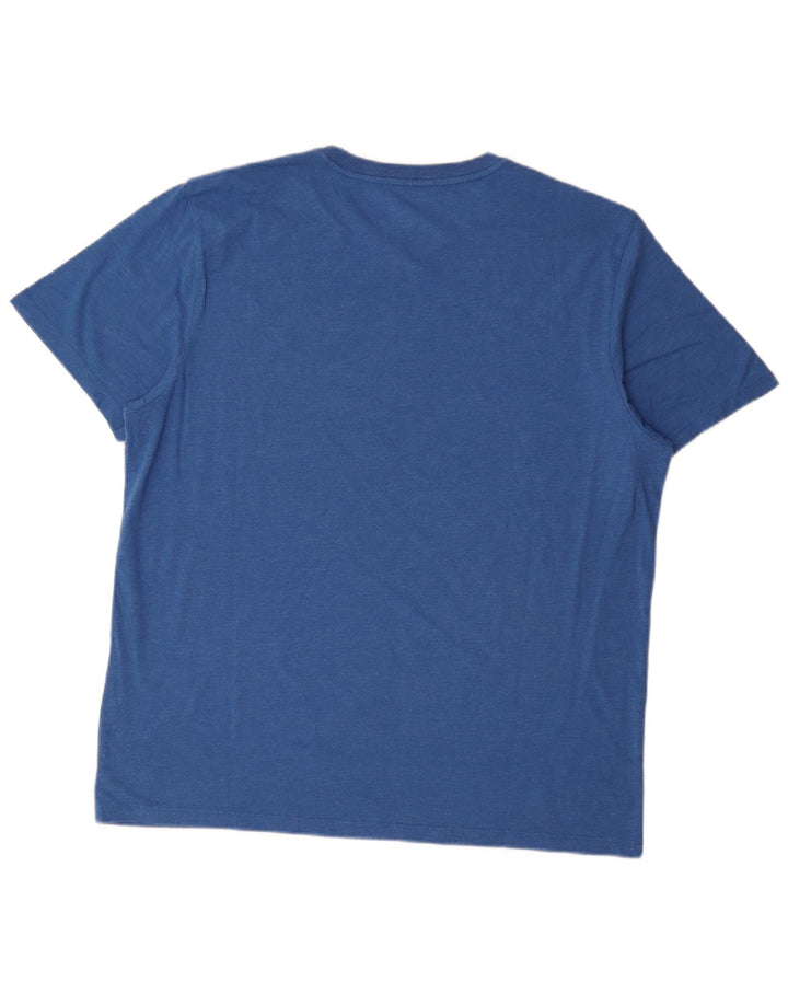 American Eagle Herren-T-Shirt mit Standard-Passform, XL, Blau, Baumwolle
