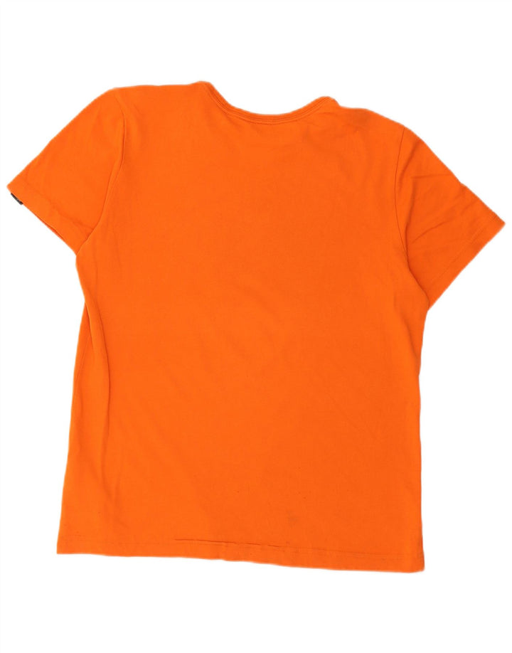 ADIDAS Grafik-T-Shirt für Jungen, 13–14 Jahre, orange Baumwolle