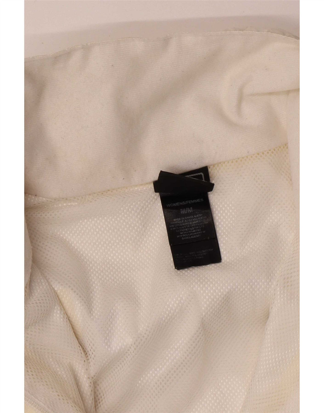 The North Face Damen-Regenjacke mit Kapuze, UK 14, mittelweißes Nylon