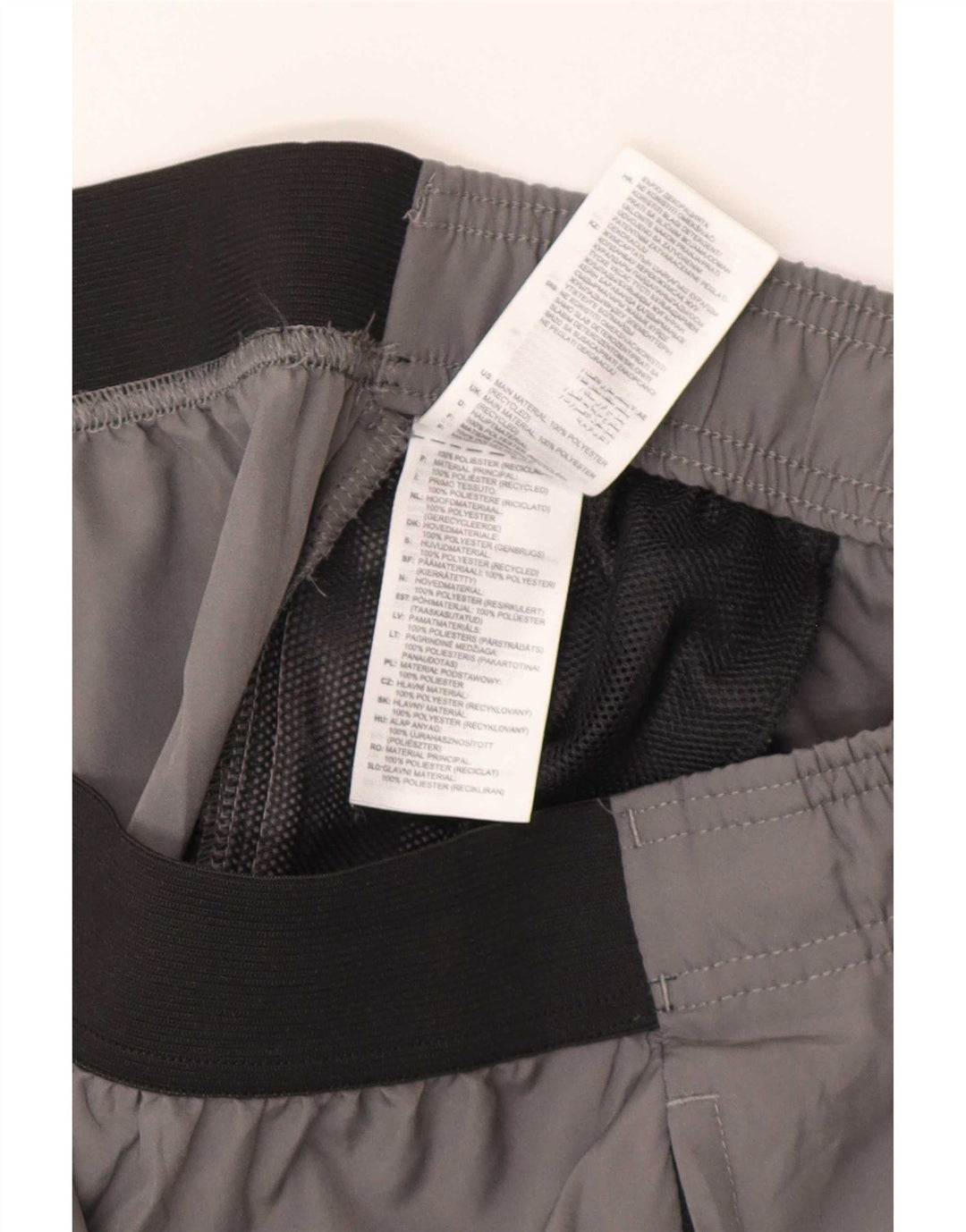 Adidas Herren Aeroready Sportshorts, großes graues Colourblock-Polyester