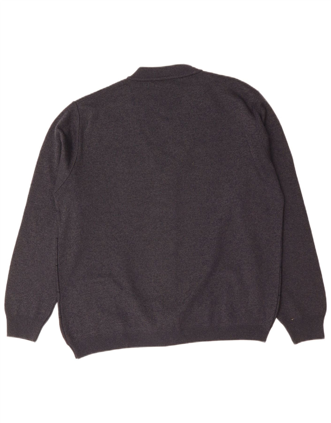 RODES Herren-Strickjacke, groß, grau kariert, Wolle