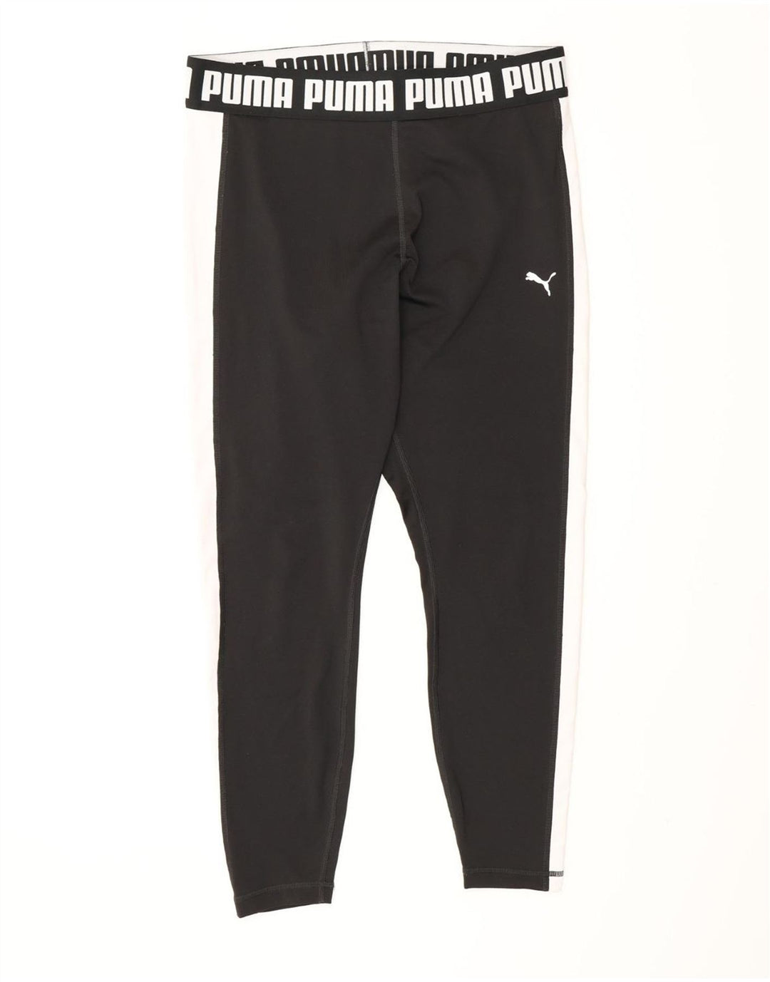 Puma Womens Graphic Leggings UK 16 Large Schwarz Polyester Sport